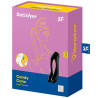 Satisfyer - Vibrateur  Doigts Candy Cane Noir